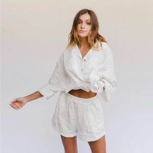 Lullaby Club Lounge Set White L/XL